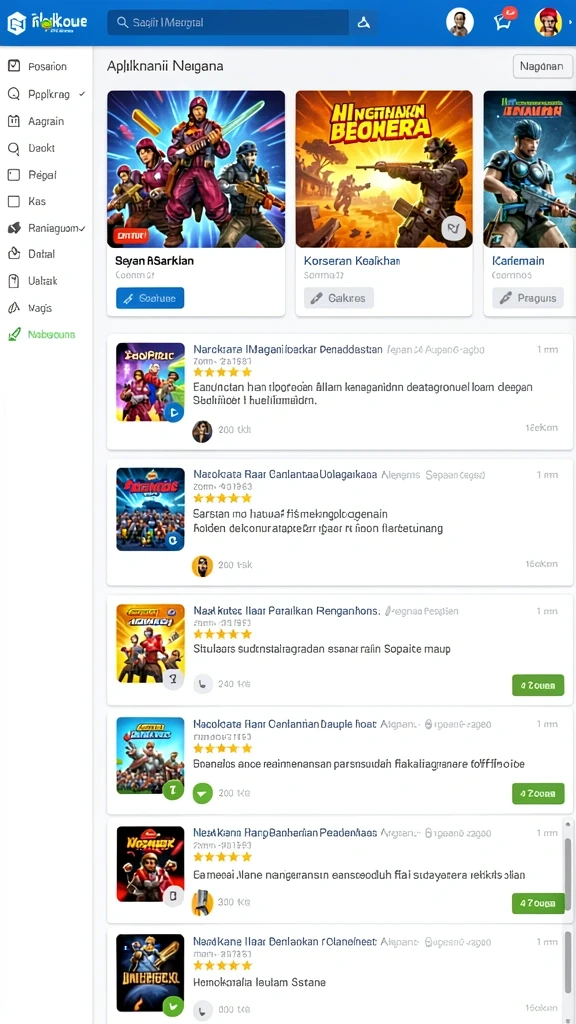 Tampilan antarmuka yang ramah pengguna.