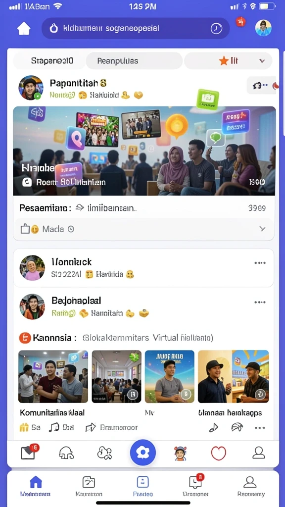 Tampilan antarmuka pengguna yang intuitif.