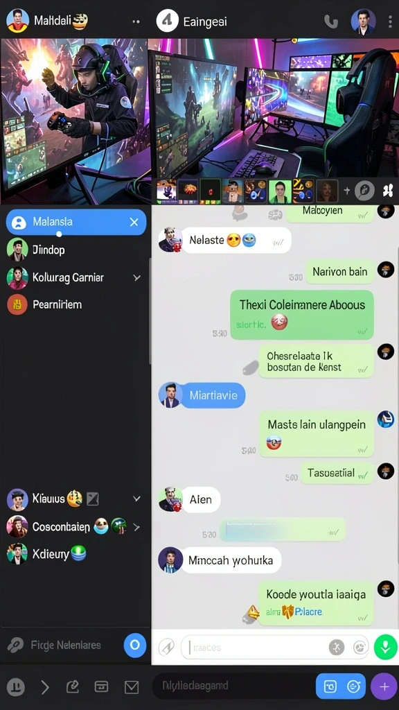 Screenshot menunjukkan tampilan antarmuka yang menarik dari 77RP.
