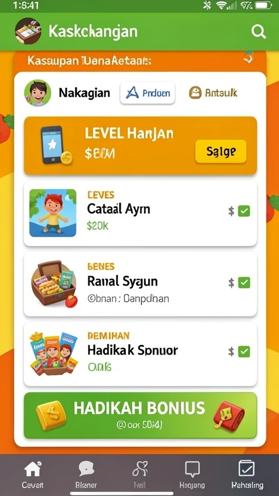 Tampilan antarmuka yang menarik dan mudah digunakan.
