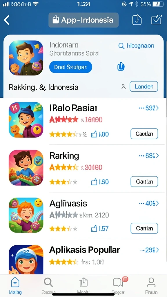 Tampilan antarmuka yang mudah digunakan dan menarik.