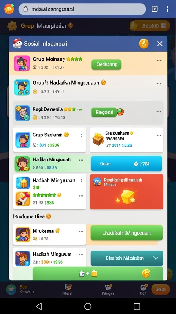 Tampilan utama aplikasi BIGWINNER yang menarik dan user-friendly.