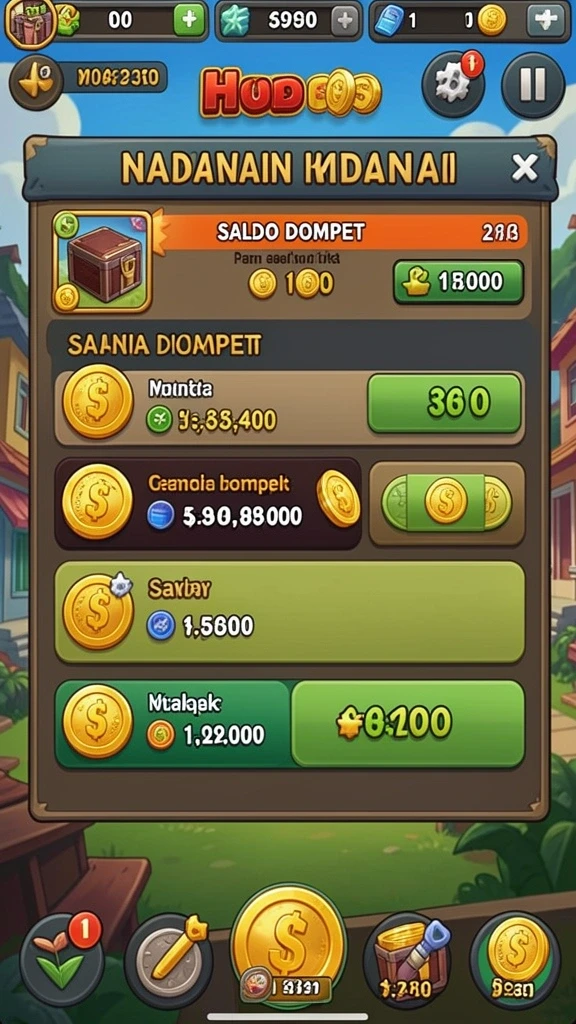 Sistem reward yang menguntungkan bagi pemain aktif.