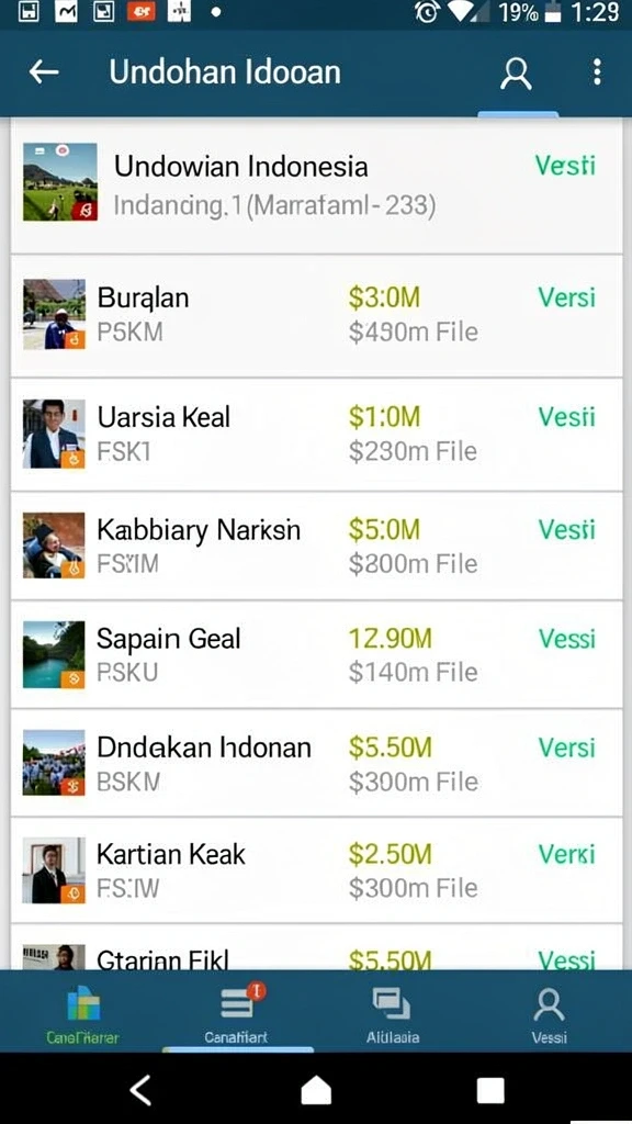 Antarmuka menarik yang memudahkan navigasi.