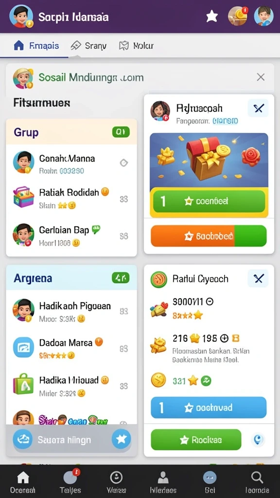 Pengalaman multiplayer yang seru dan interaktif.