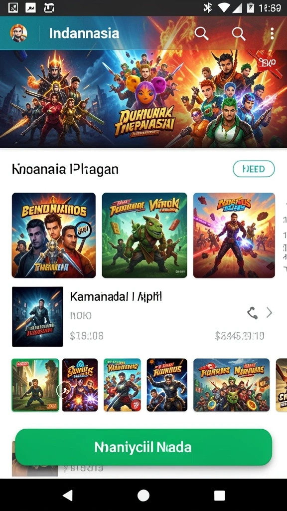 Beragam pilihan permainan untuk semua pemain.