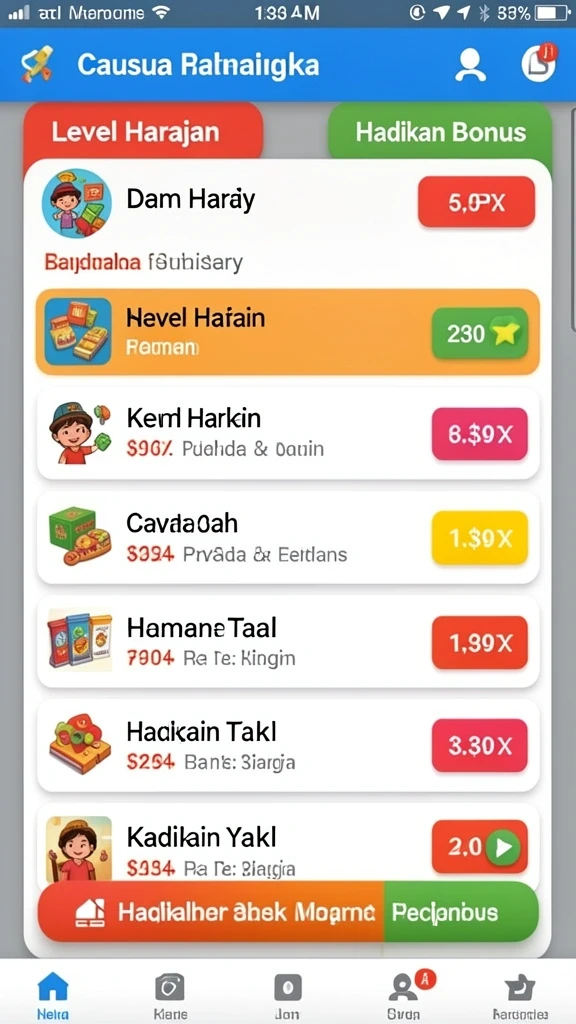 Tampilan antarmuka yang intuitif dan menarik.