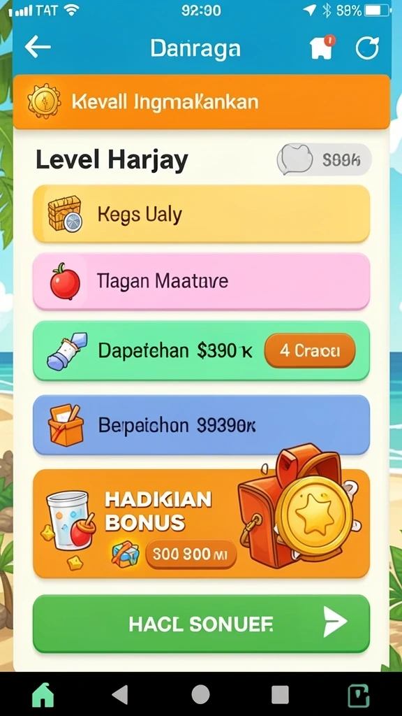 Tampilan antarmuka pengguna yang menarik dan intuitif.