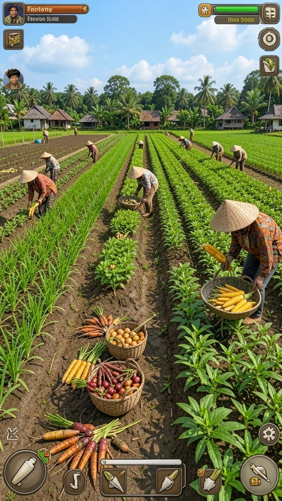 Tampilan awal aplikasi dengan pilihan mode permainan.