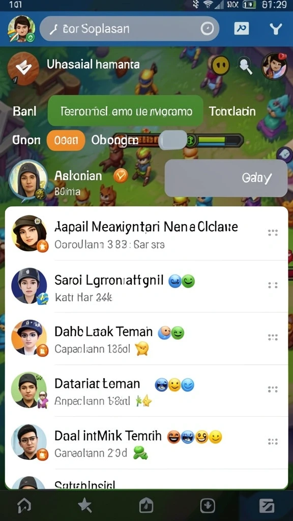 Tampilan antarmuka yang sederhana dan menarik.