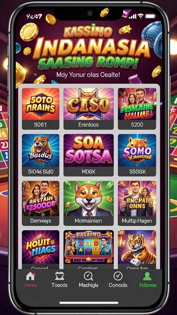 Tampilan antarmuka HOKIGAME yang menarik.