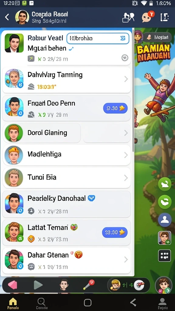 Karakter unik dengan desain menarik.
