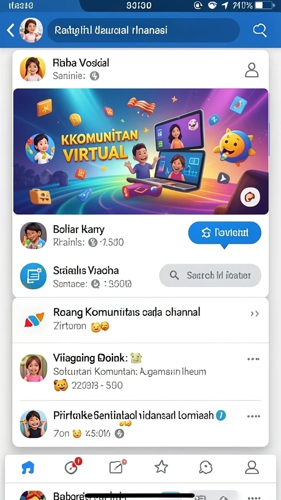 Tampilan antarmuka yang modern dan menarik.