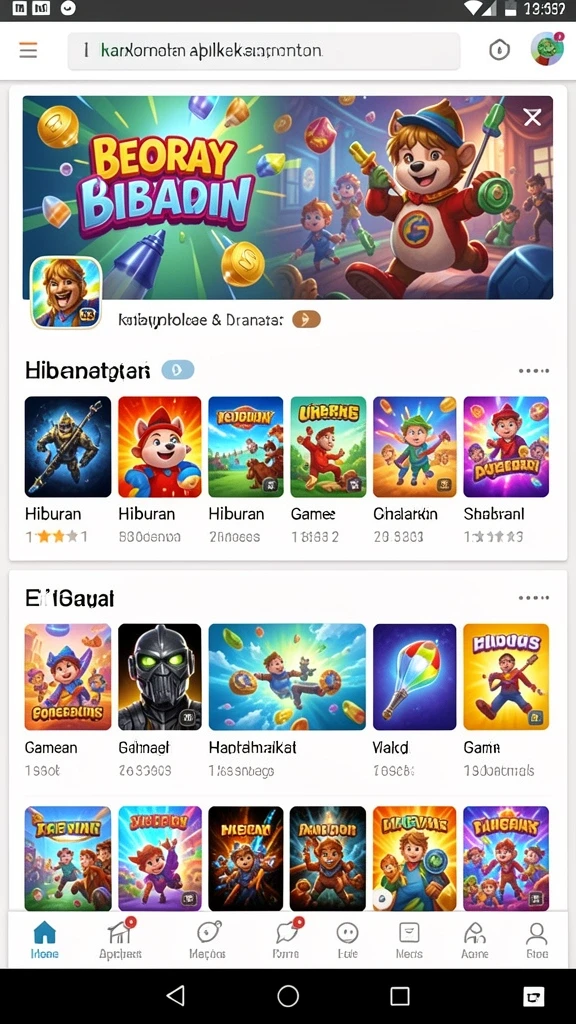 Tampilan utama LION4D yang menarik dan modern.