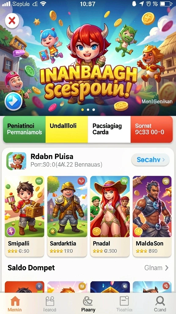 Tampilan antarmuka yang modern dan menarik.