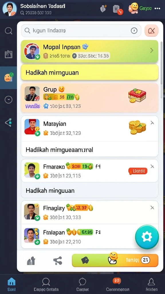 Tampilan antarmuka yang menarik dan intuitif.