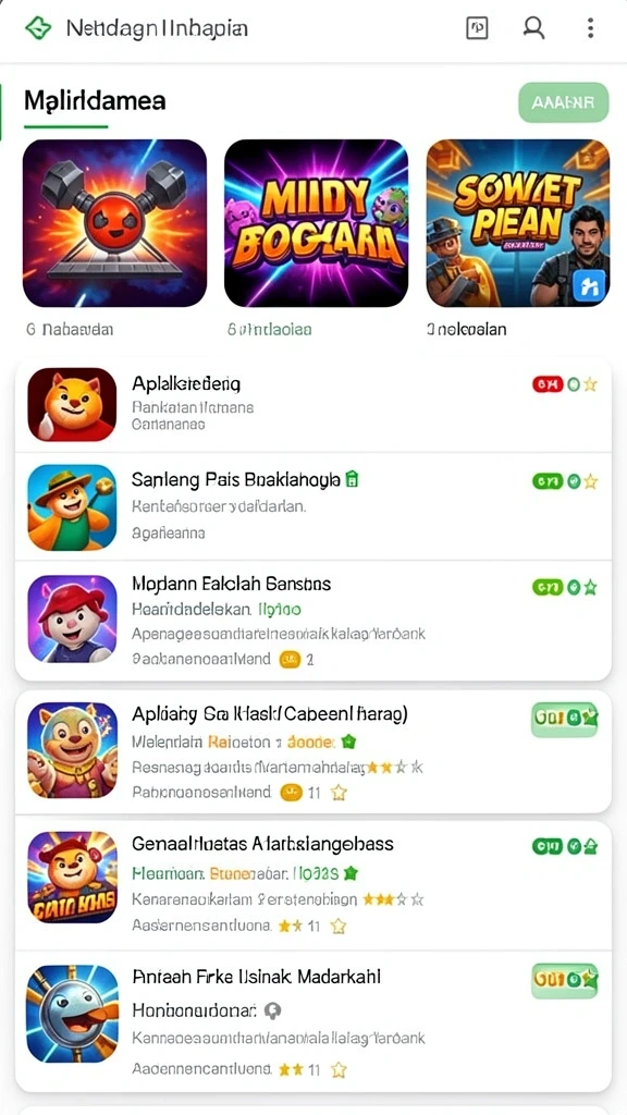 Fitur turnamen langsung yang seru dan kompetitif.