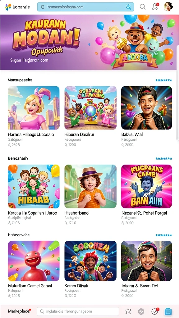 Berinteraksi dengan teman melalui fitur sosial.