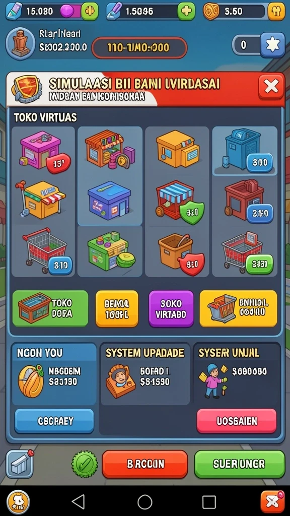 Statisik permainan yang lengkap dan informatif.