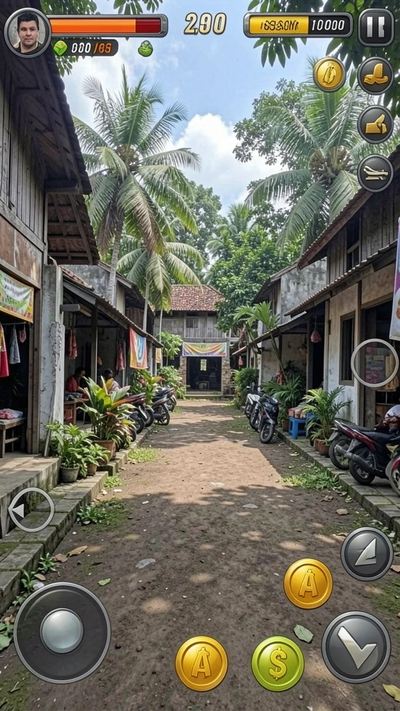 Pengalaman permainan yang imersif dan menyenangkan.