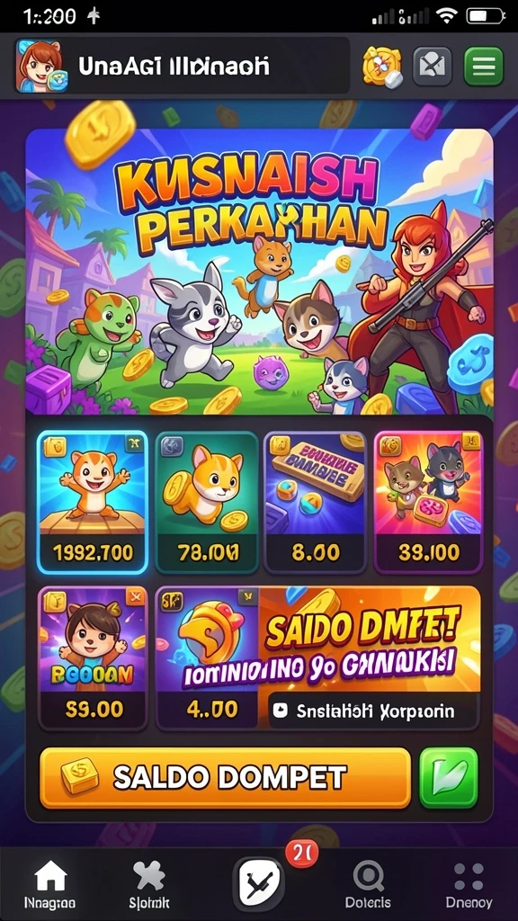 Beragam jenis permainan tersedia.