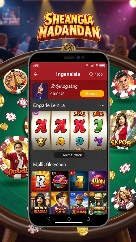 Screenshot memperlihatkan tampilan meja permainan yang menarik.