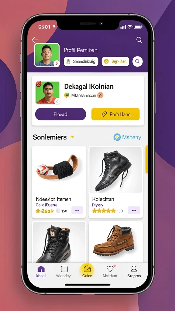 Fitur turnamen dengan hadiah menarik ditampilkan di sini.