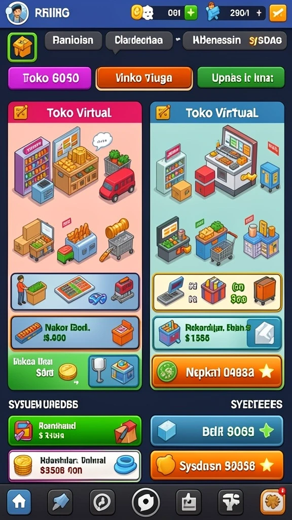 Tampilan antarmuka yang menarik dan modern.