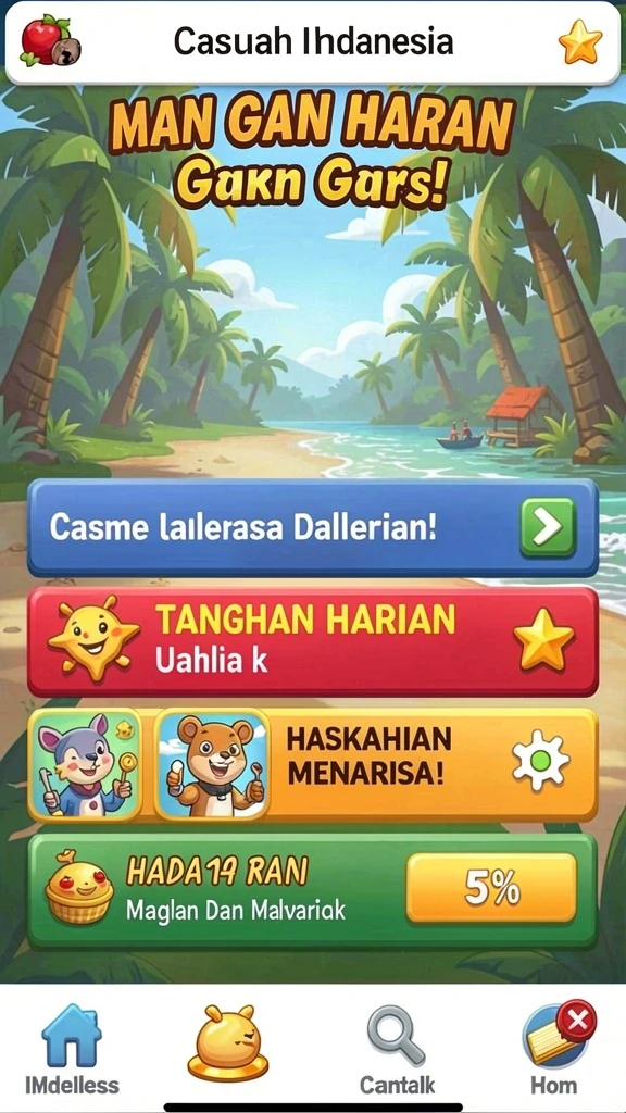 Tampilan antarmuka yang modern dan menarik.