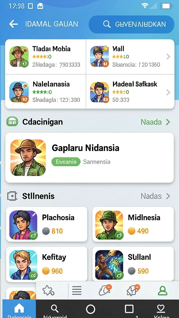 Mode permainan yang variatif dan seru.
