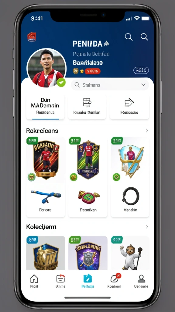 Fitur chatting untuk interaksi antar pemain.