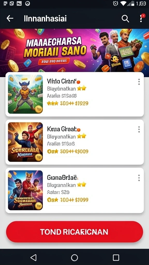 Tampilan antarmuka SXXPLAY yang modern dan menarik.