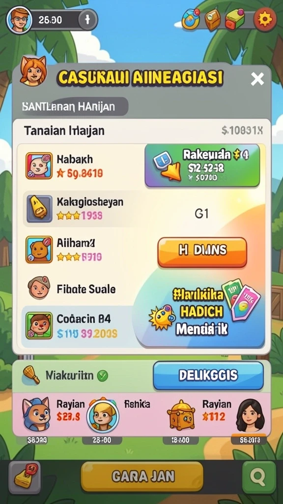 Antarmuka yang ramah pengguna dan mudah dinavigasi.