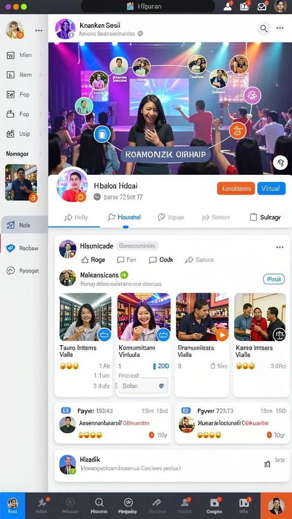 Fitur turnamen yang seru untuk bersaing dengan pemain lain.